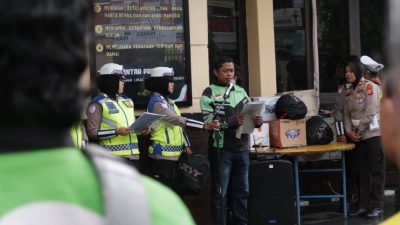 Jadi Mitra Strategis Sat Lantas, Komunitas Ojol Diharapkan Sebagai Pelopor Keselamatan