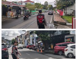 Penghujung Masa Operasi Keselamatan, Sat Samapta Polres Parepare Lakukan Pengendalian Arus Kendaraan