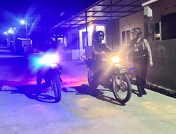 Jelang Ramadhan, Sat Samapta Lakukan Patroli Sentuh Area Pemukiman