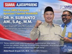 Ketua SMSI Parepare Apresiasi Capaian Akademik DR. H. Surianto, Figur Inspiratif yang Menyatukan Kepemimpinan dan Keteladanan