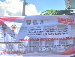 Wujudkan Visi Misi Bupati Dan Wakil Bupati, DPM PTSP Polman Gelar Pelayanan Mobile NIB