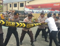 Siap Amankan Situasi, Personel Polres Gowa Digembleng Latihan Dalmas