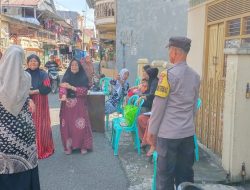 Bhabinkamtibmas Polsek KPN Dampingi Pemeriksaan Kesehatan Gratis Bagi Lansia dan Balita di Kampung Pisang