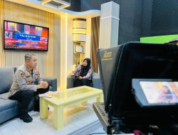 Kapolres Parepare Paparkan Strategi Hadirkan Rasa Aman Dalam Talk Show TV Peduli