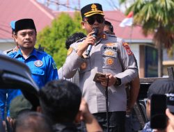 Kapolres Barru Pimpin Langsung Pengamanan  Aksi Unjuk Rasa Peringatan May-Day 2026
