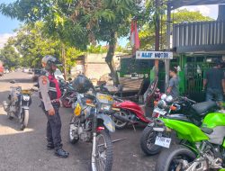 Patroli Akhir Pekan, Polisi Samapta Parepare Pastikan Situasi Kota Tetap Kondusif