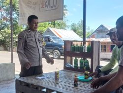 Program “Satu Hari Satu Rumah” Terus Digalakkan, Bhabinkamtibmas Polsek Bacukiki Sambangi Warga Bilalang