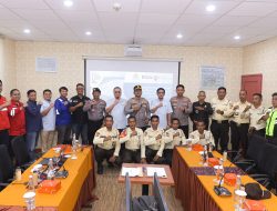 Kapolres Barru Tandatangani MOU Dan Kontrak Obvitnas Bersama Manajmen PLTU Barru