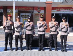 Kapolres Barru Berikan Penghargaan Terhadap 6 Personelnya  Yang Berprestasi