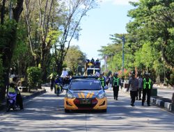 POLRES BARRU AMANKAN AKSI UNJUK RASA PMII CABANG BARRU, PENYAMPAIAN ASPIRASI BERLANGSUNG AMAN DAN KONDUSIF
