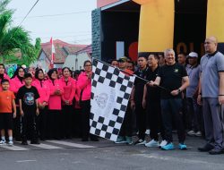HARI BHAYANGKARA DI PINRANG DIWARNAI GERAK JALAN SANTAI, PERKUAT SINERGI DAN KEBERSAMAAN