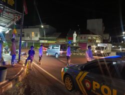 Patroli Blue Light Polsek KPN Upaya Pemeliharaan Situasi Kamtibmas Kondusif