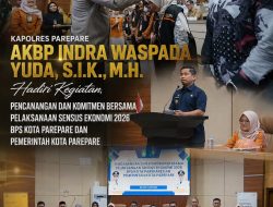 Kapolres Parepare Hadiri Pencanangan dan Komitmen Bersama Pelaksanaan Sensus Ekonomi 2026, Wujudkan Data Berkualitas