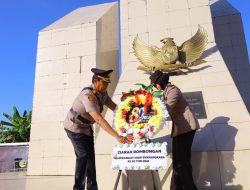 Polda Sulsel Teguhkan Semangat Bhayangkara Lewat Ziarah Rombongan di Hari Bhayangkara Ke-80