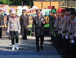 POLRES BARRU GELAR UPACARA PERINGATAN HARI BHAYANGKARA KE-80, TEGUHKAN KOMITMEN “POLRI UNTUK MASYARAKAT”