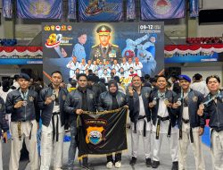 Kontingen Taekwondo Polda Sulsel Raih 9 Medali pada Kejuaraan Kapolri Cup Banten 2026
