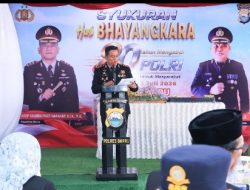 PUNCAK HARI BHAYANGKARA KE-80, POLRES BARRU GELAR SYUKURAN DAN PERKUAT KOMITMEN “POLRI UNTUK MASYARAKAT”