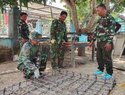 Menuju Infrastruktur Kokoh, Satgas TMMD Ke-129 Mulai Garap Besi Dekker di Desa Tanratuo