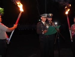 Hening dan Khidmat, Dandim 1404/Pinrang Pimpin Renungan Suci di TMP Palia Sambut HUT ke-81 Kemerdekaan RI
