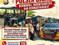 Respon Aduan Warga, Personil Polsek Ujung Damaikan Perselisihan Keluarga di Lappadde Parepare