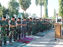 Wujud Ikhtiar dan Taqwa, Kodim 1409/Gowa Gelar Sholat Istisqa dan Do’a Bersama