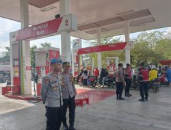 Antisipasi Antrean Panjang, Polres Soppeng Intensifkan Pengamanan di SPBU Jl. Kemakmuran