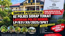 LP/831/XII/2025/SPKT Sudah Berbulan-bulan, Darwin Desak Polres Sidrap Beri Kejelasan