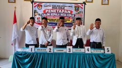Panitia Pilkades Desa Kenje Gelar Penetapan Calon Kepala Desa 