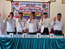 Panitia Pilkades Desa Kenje Gelar Penetapan Calon Kepala Desa 