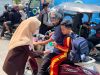Yayasan Badara Gelar Aksi Peduli Asap, Bagikan Masker Gratis kepada Masyarakat Polewali Mandar