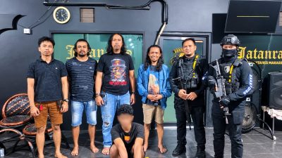 GERAK CEPAT RESMOB POLRES BARRU, TERDUGA PELAKU PENIPUAN ATAU PENGGELAPAN MOTOR RENTAL DIAMANKAN DI MAKASSAR