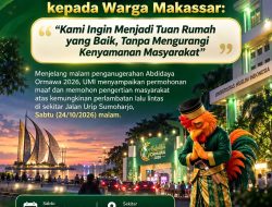 UMI Mohon Maaf kepada Warga Makassar: “Kami Ingin Menjadi Tuan Rumah yang Baik, Tanpa Mengurangi Kenyamanan Masyarakat”