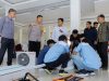 Kapolres Barru Bersama Kadis Tenaga Kerja Kab.Barru Meninjau  Pelaksanaan Pelatihan  Vokasi Teknik  Pelatihan Perawatan AC
